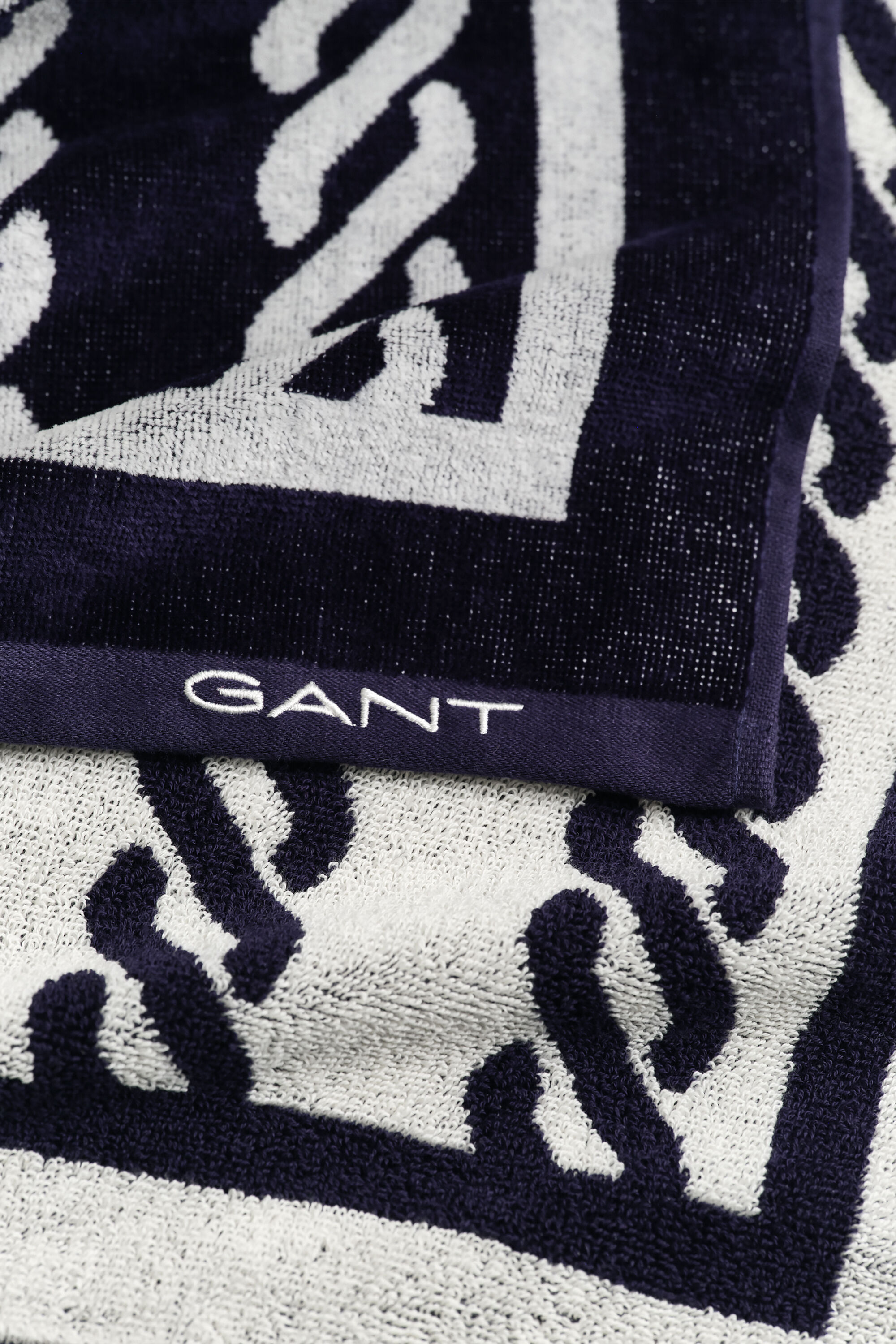 Strandlaken met touwprint