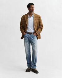 Regular Fit Shield piqué poloshirt