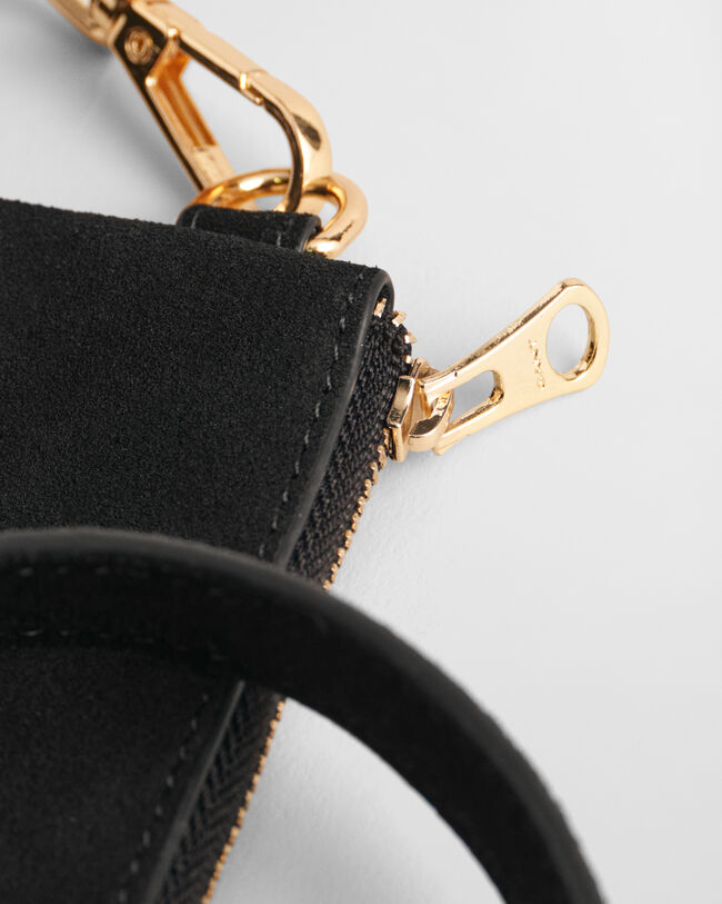 Suède crossbody tas