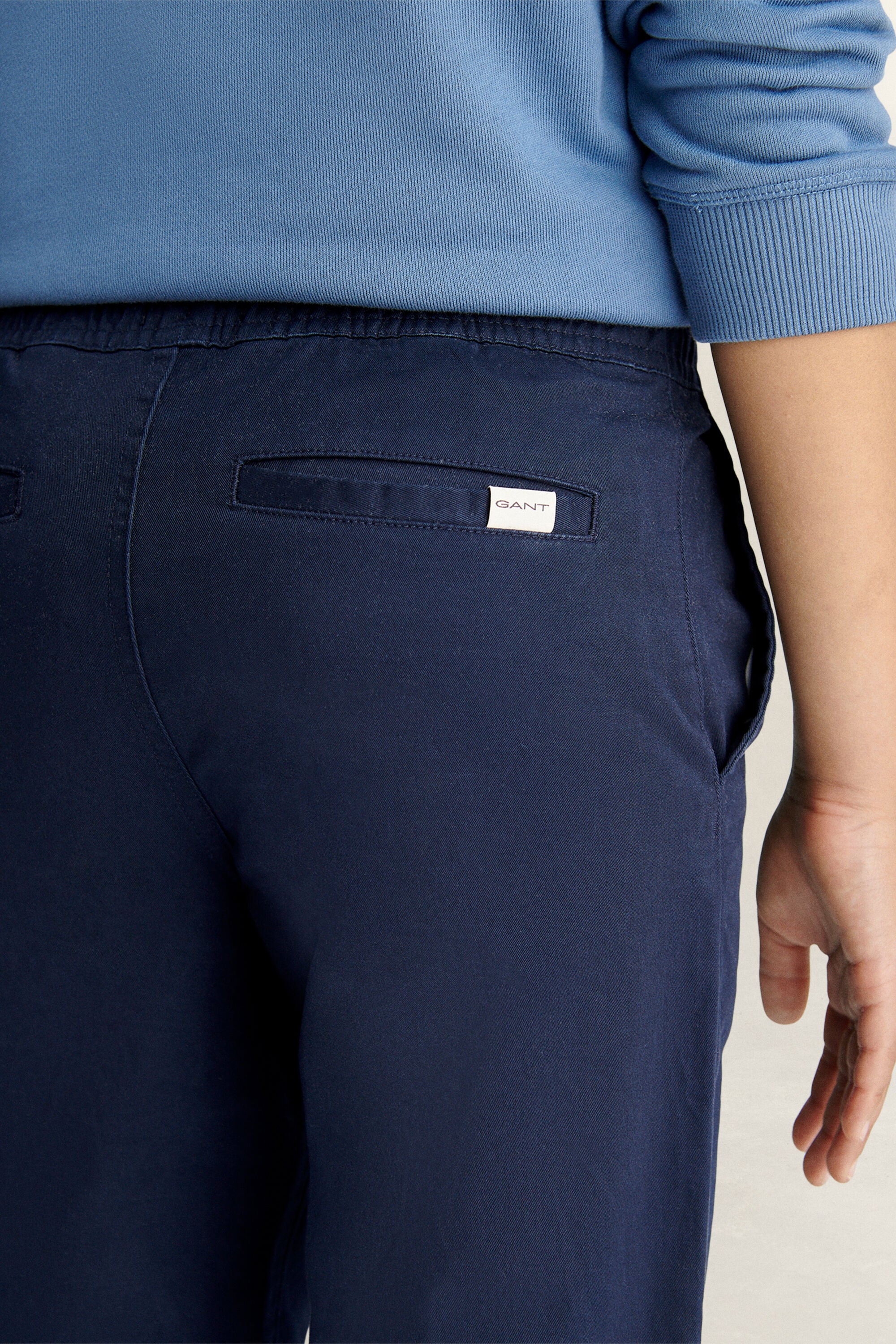 Teen Boys chino met trekkoordje
