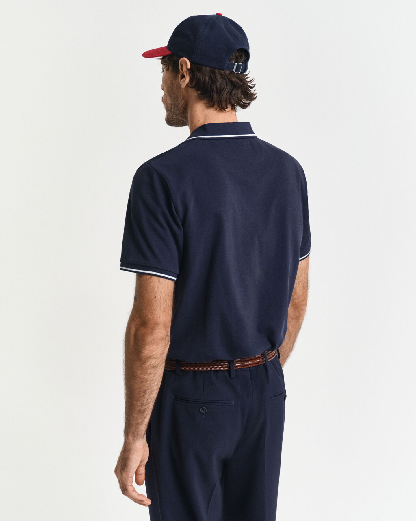 Piqué poloshirt met randdetails