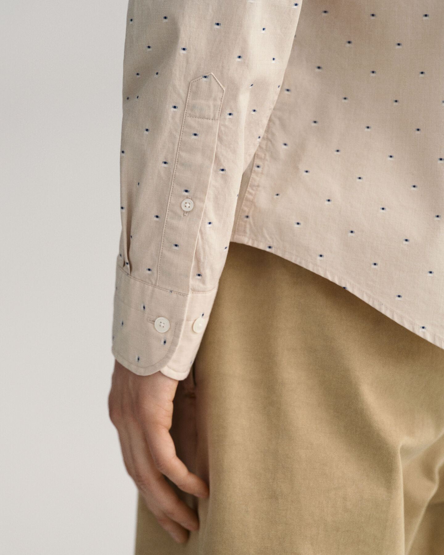 Slim Fit Dobby Dot overhemd