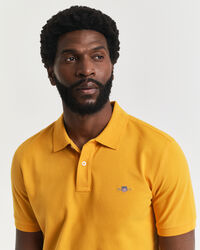 Regular Fit Shield piqué poloshirt