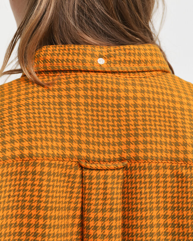 Relaxed Fit overhemd met pied-de-poule