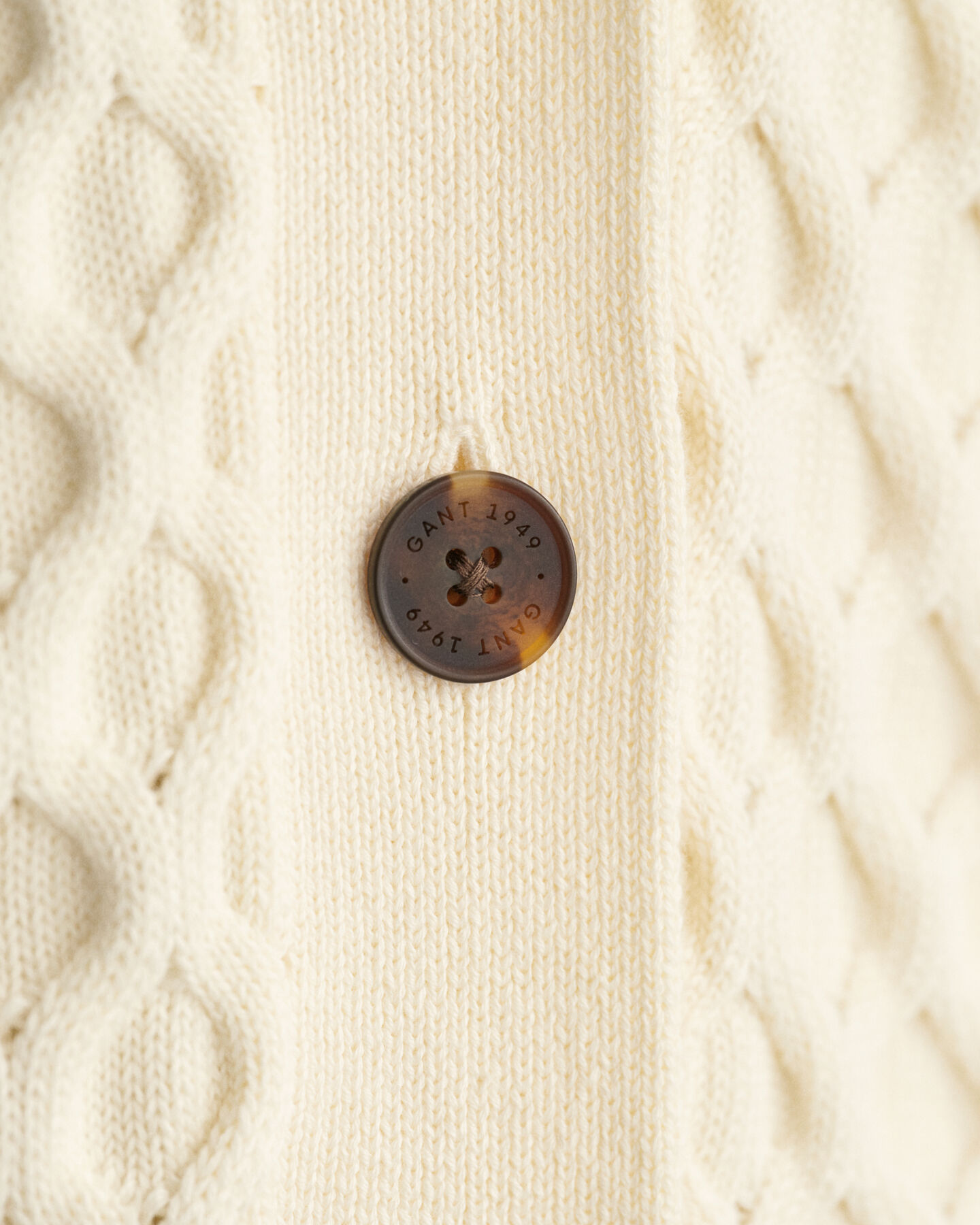 Gebreid vest met textuur