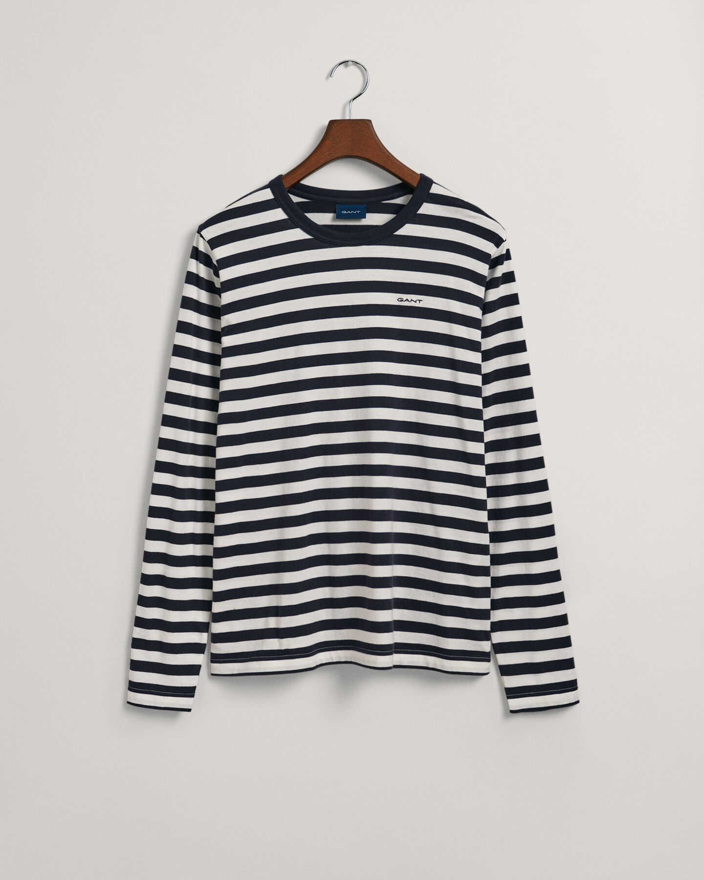 T-shirt met strepen en lange mouwen