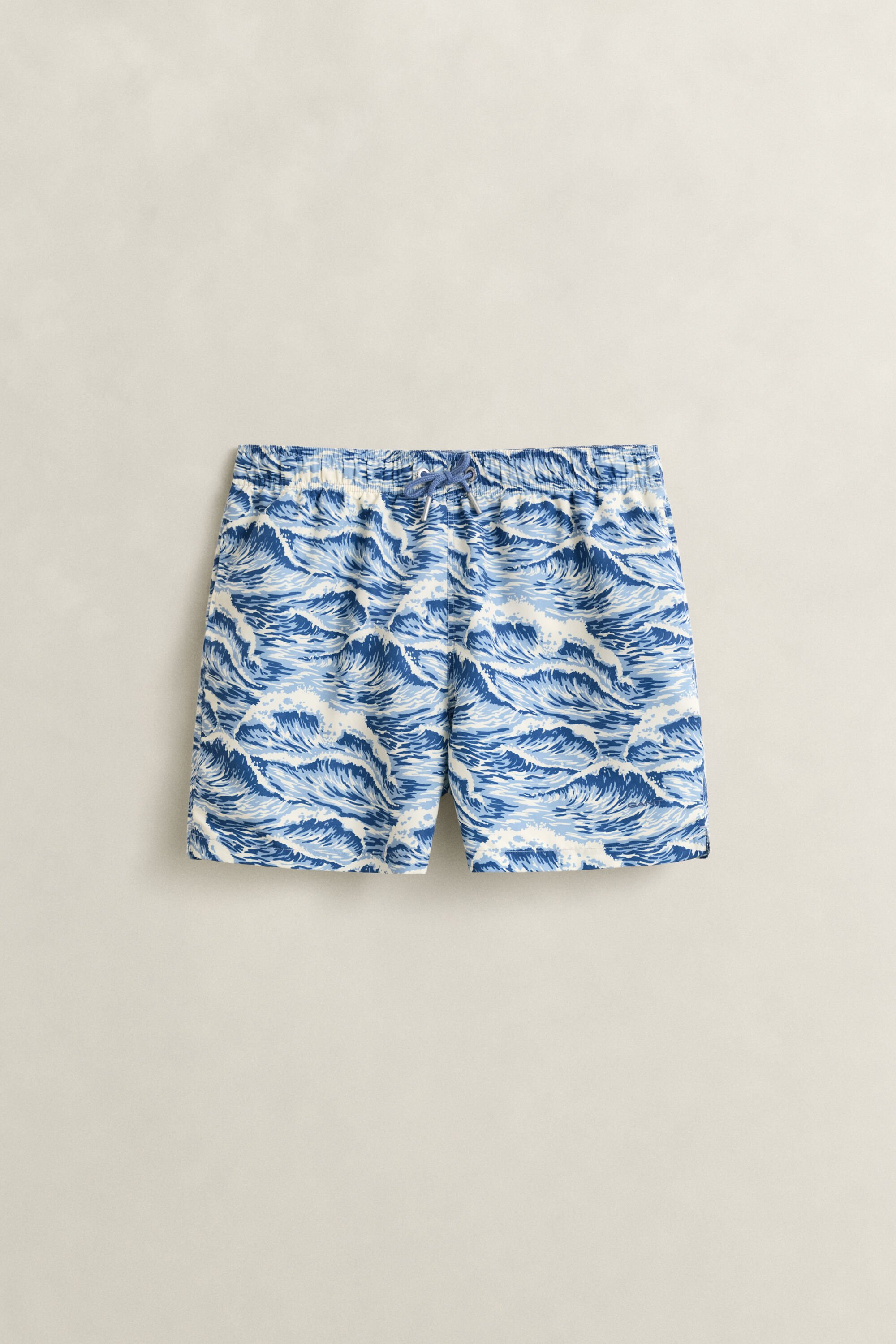 Zwemshort met golvenprint