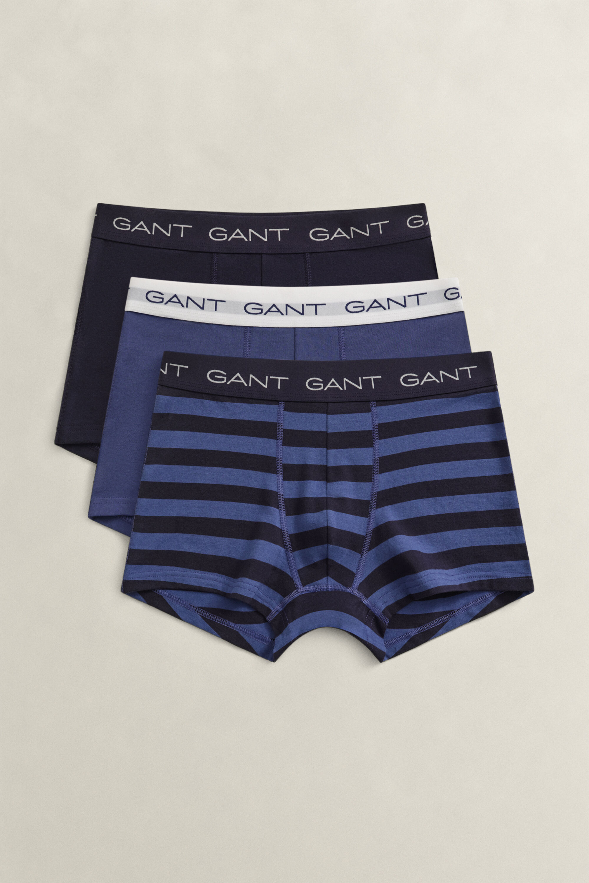 Set van drie gestreepte boxershorts in cadeauverpakking
