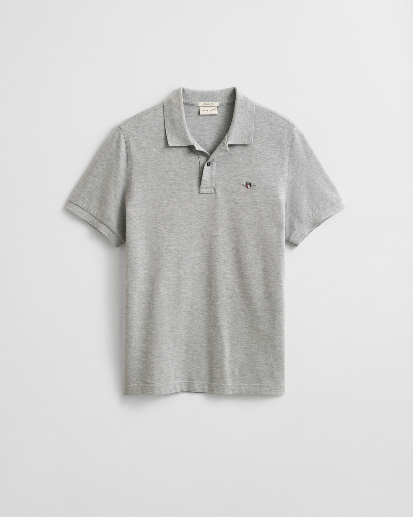 Regular Fit Shield piqué poloshirt