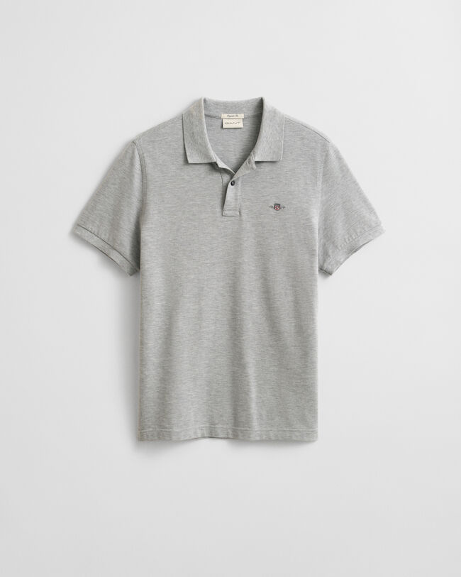 Regular Fit Shield piqué poloshirt