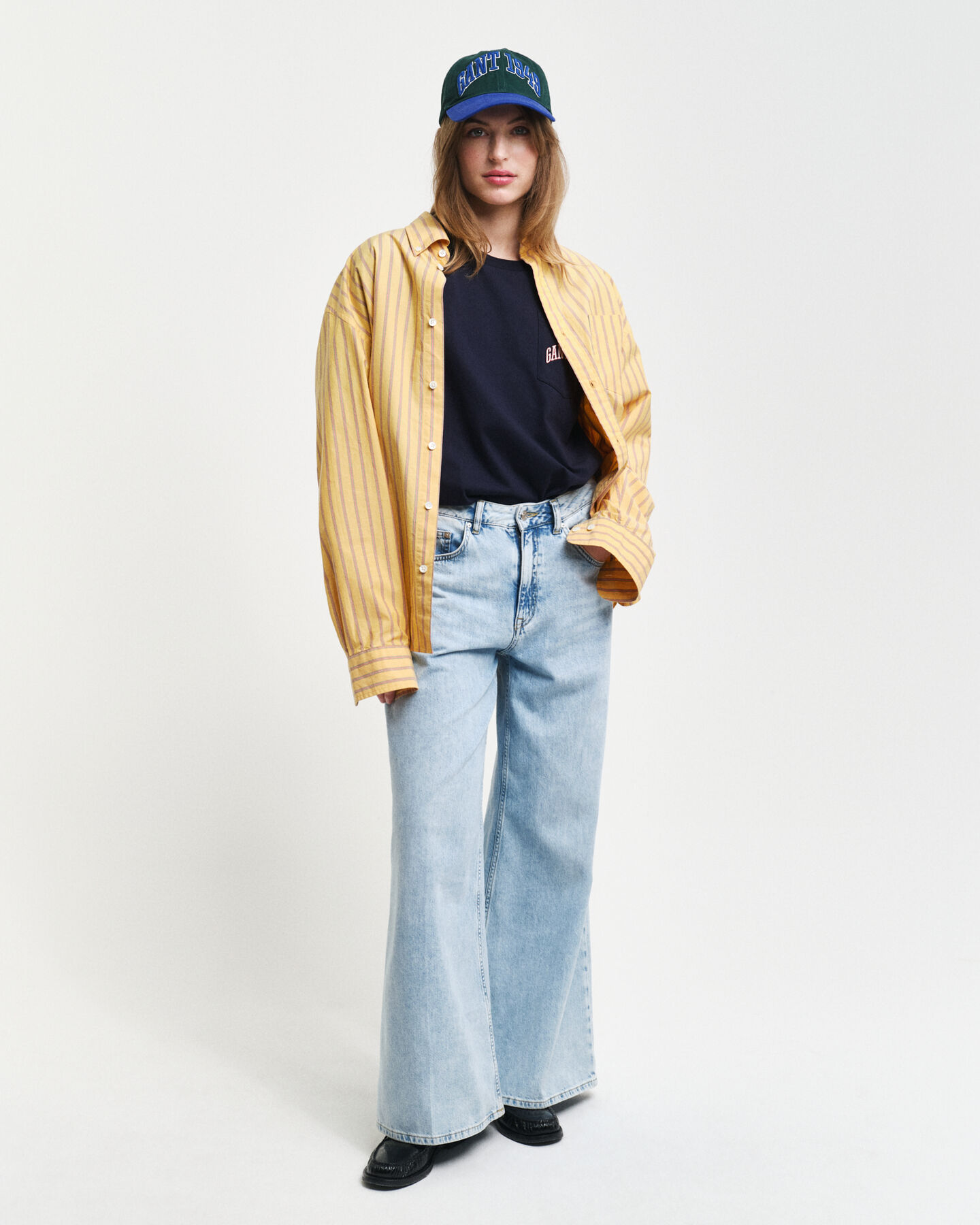 Relaxed Fit Striped Heritage Poplin overhemd