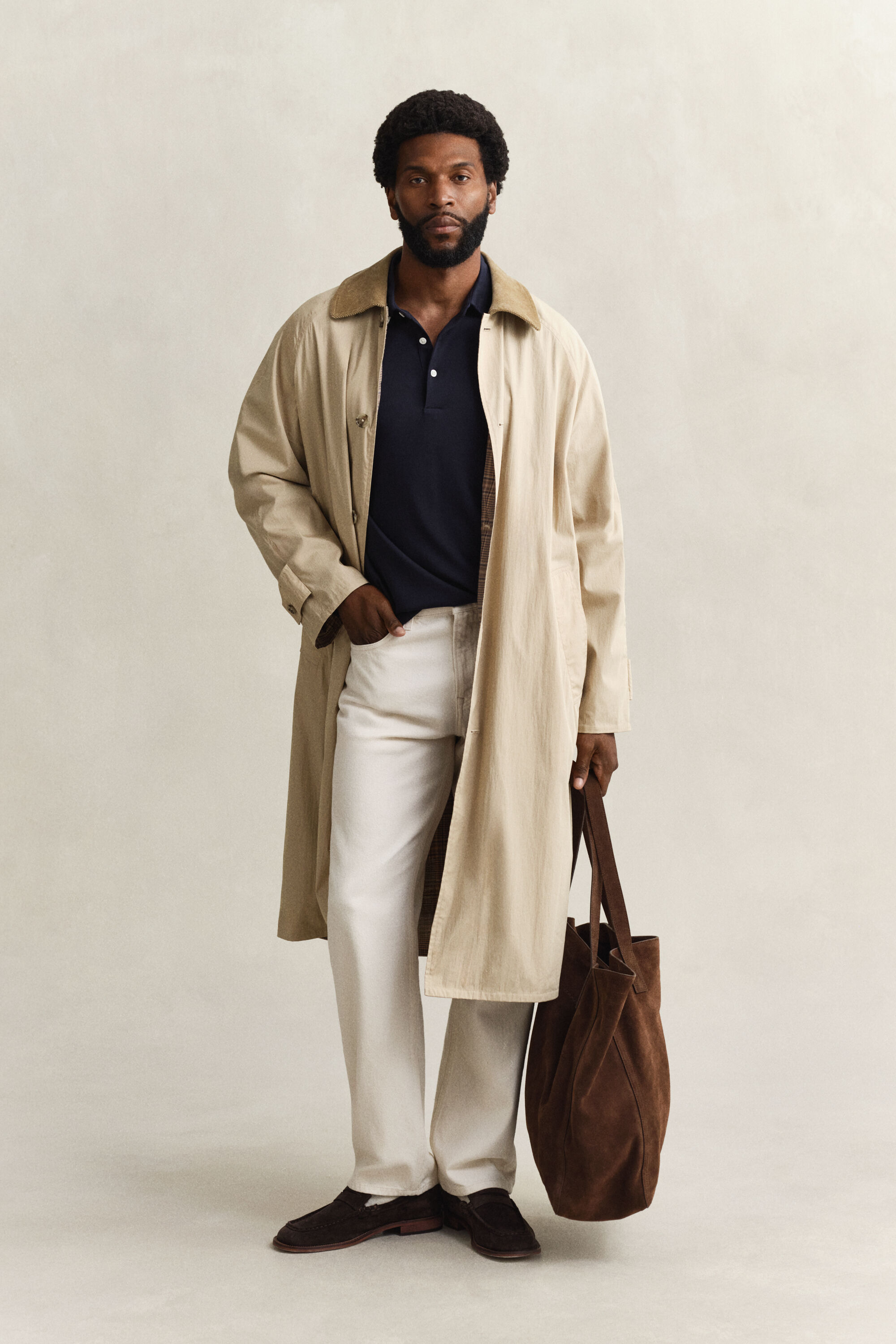 Poloshirt met lange mouwen van Pima-katoen