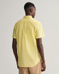 Regular Fit overhemd van poplin met korte mouwen