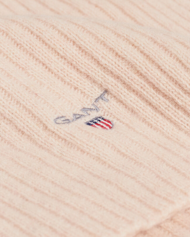 Wollen gebreide sjaal