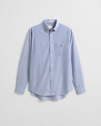 Regular Fit Classic overhemd met Bankerstreep van poplin