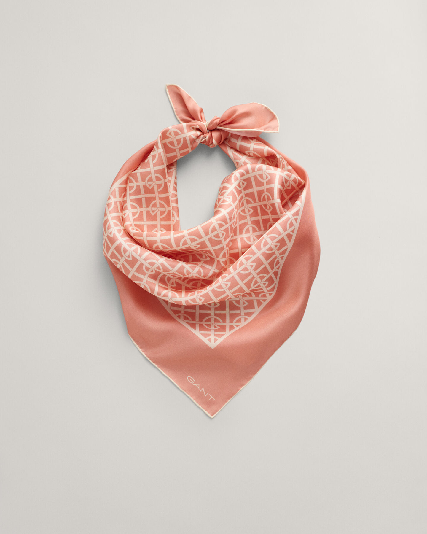 G Patterned zijden sjaal