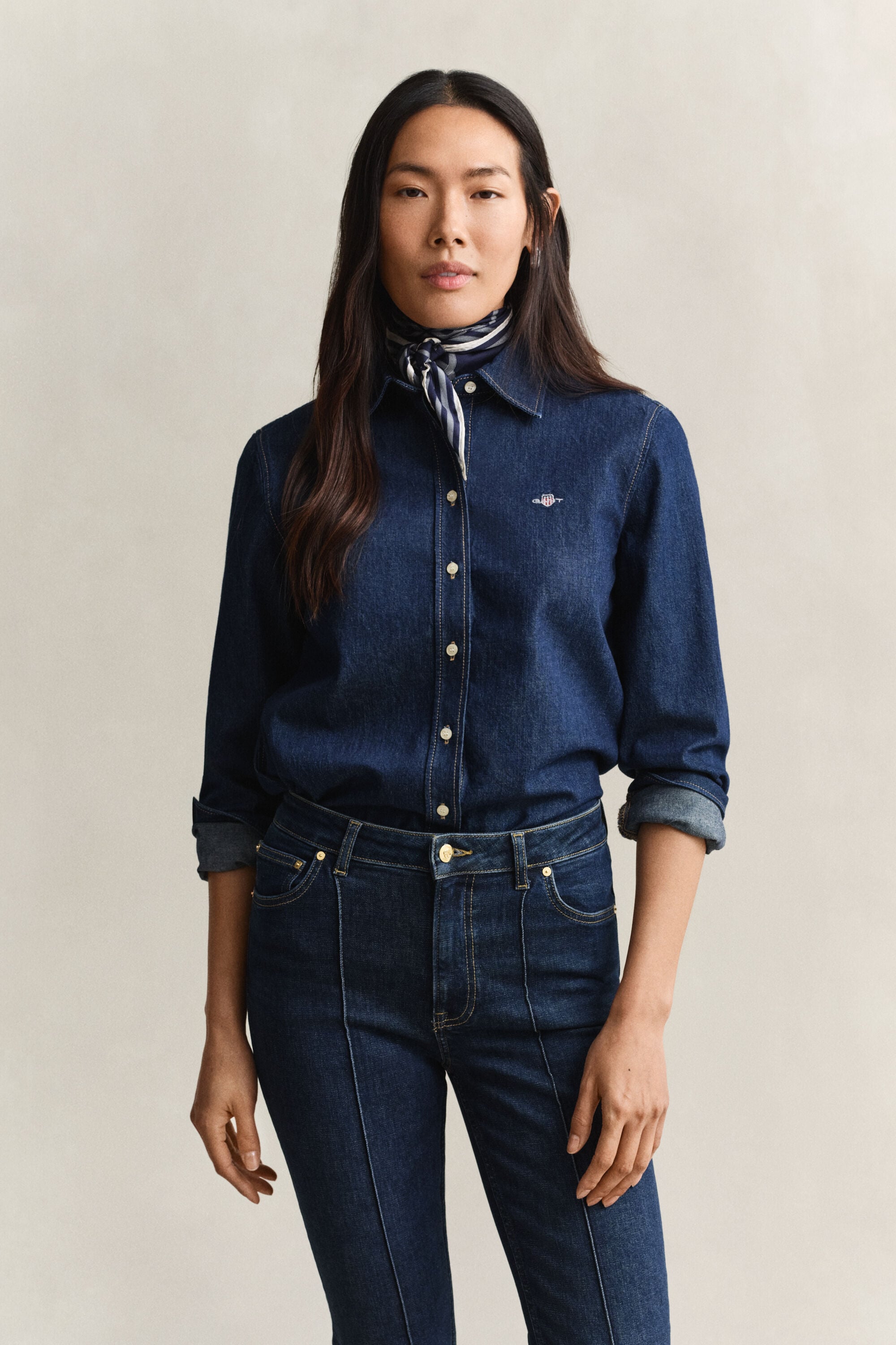 Denim overhemd