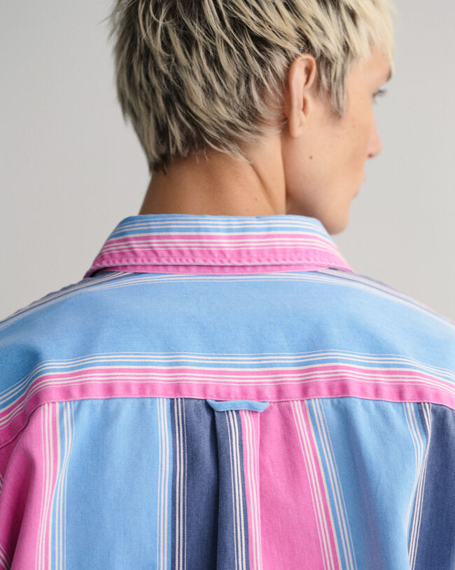 Relaxed Fit gestreept Heavy Twill overhemd