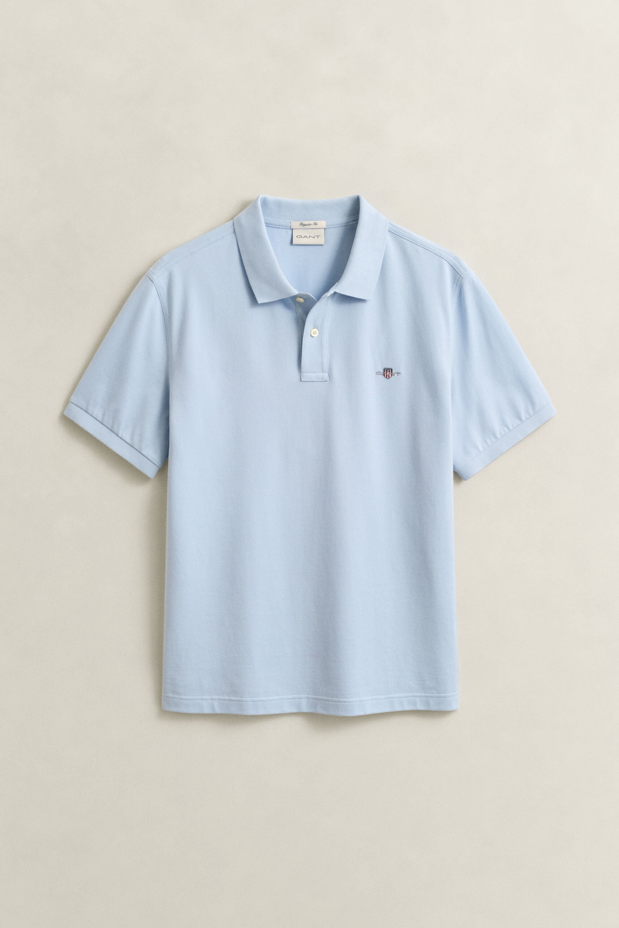 Regular Fit Shield piqué poloshirt