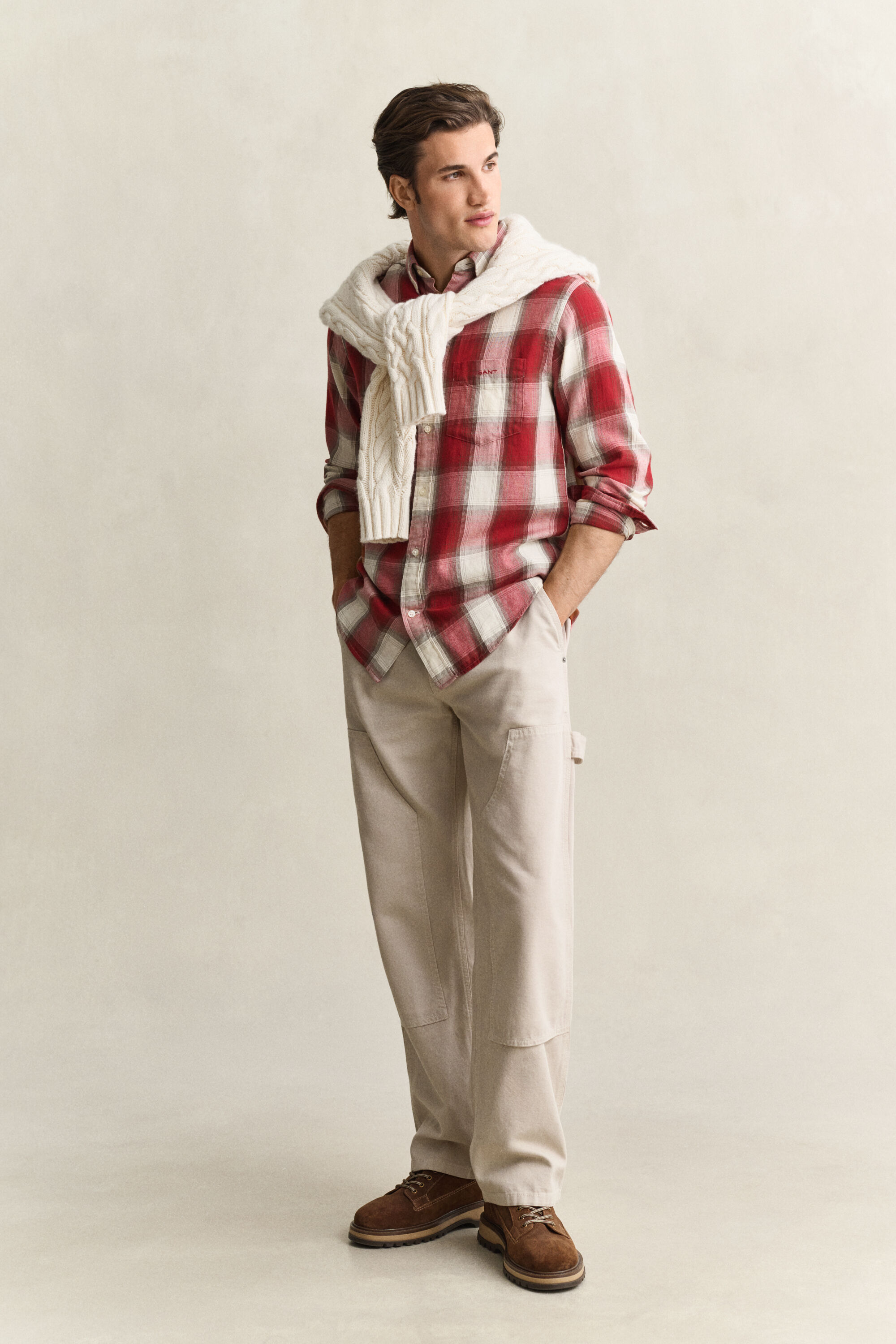 Geruit overhemd van Windblown-flanel