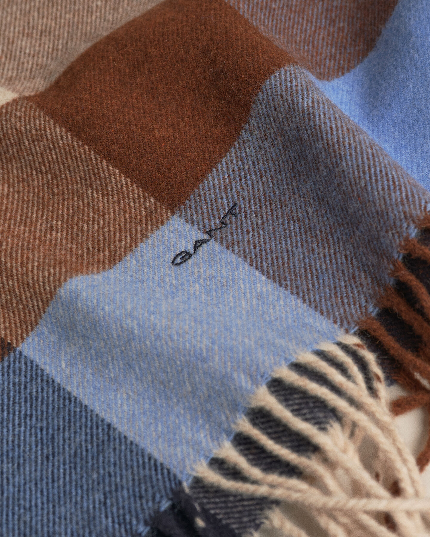 Sjaal met verschillende ruitjes