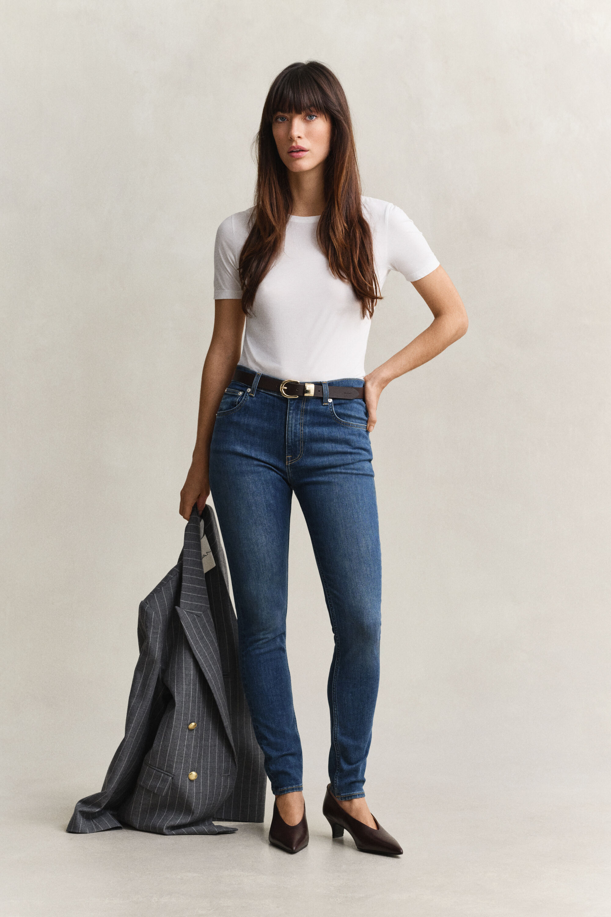 Skinny jeans met stretch