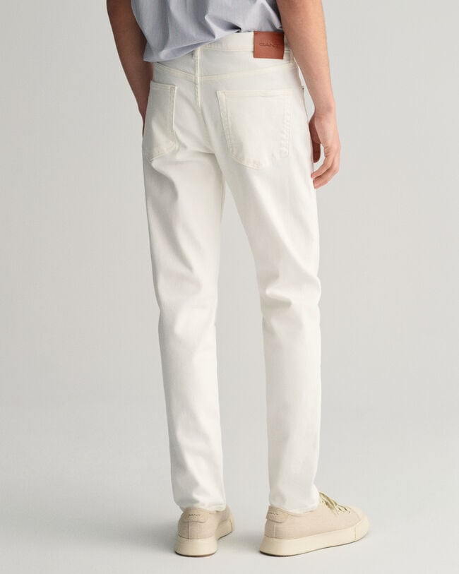 Slim Fit witte jeans