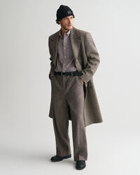 Regular Fit poplin overhemd met Gingham-ruitje