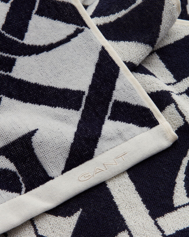 Monogram strandlaken