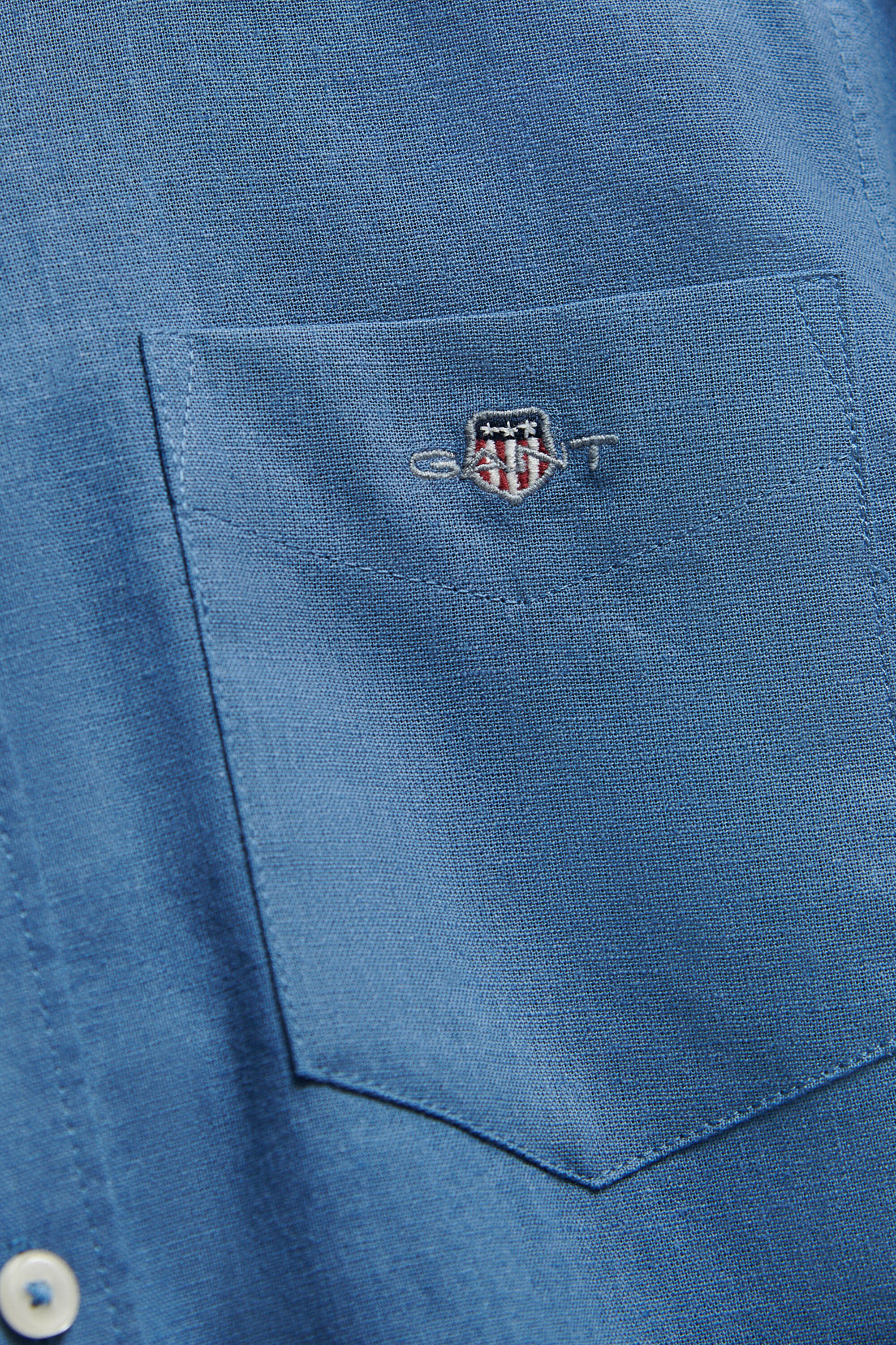 Teen Boys overoverhemd van linnenmix