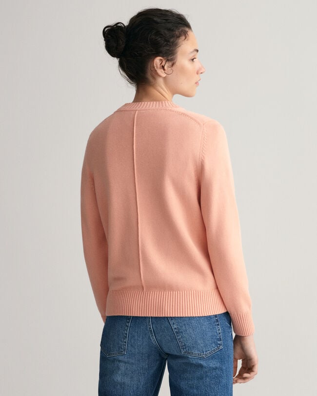 Katoenen Icon G sweater met ronde hals