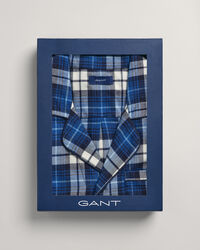 Flanellen pyjamaset met jasje in cadeauverpakking