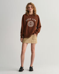 Oversized GANT USA sweatshirt met ronde hals