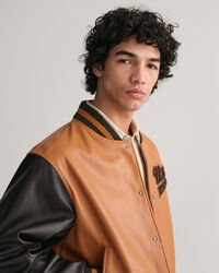 Leren GANT Varsity Jacket