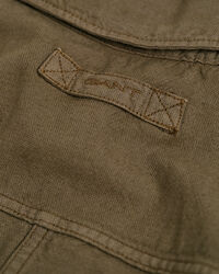 Speciaal geverfd overshirt van katoen en linnen