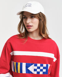 Sweatshirt met ronde hals en panelen