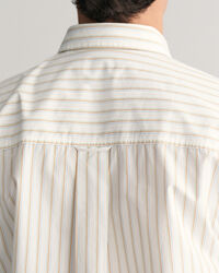 Relaxed Fit Heritage Poplin overhemd met strepen en korte mouwen