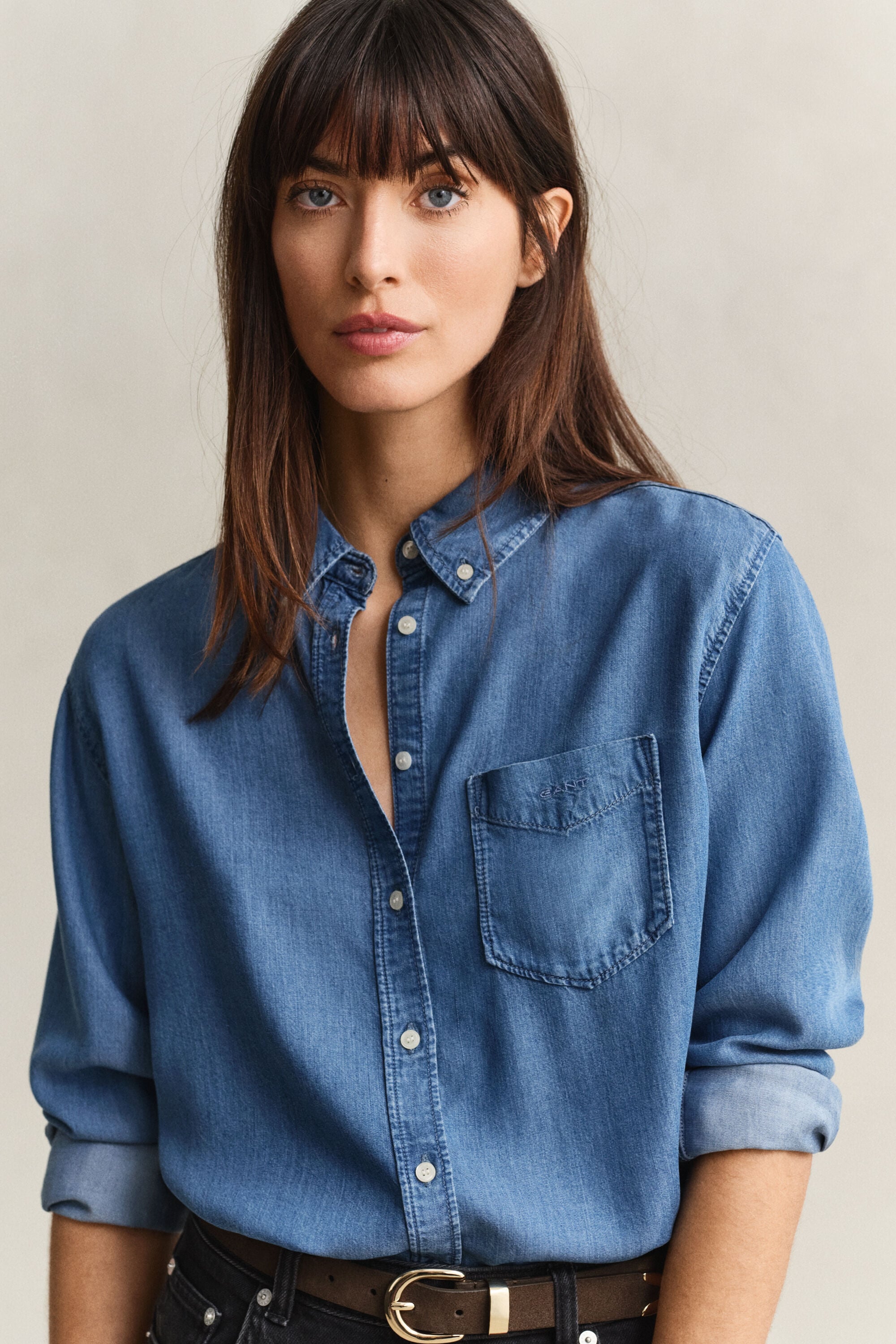Indigo overhemd