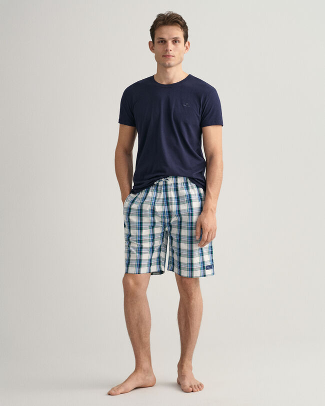 Pyjamashort met ruiten