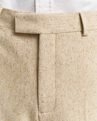 Relaxed Fit kostuumbroek met visgraatmotief en kleuraccent