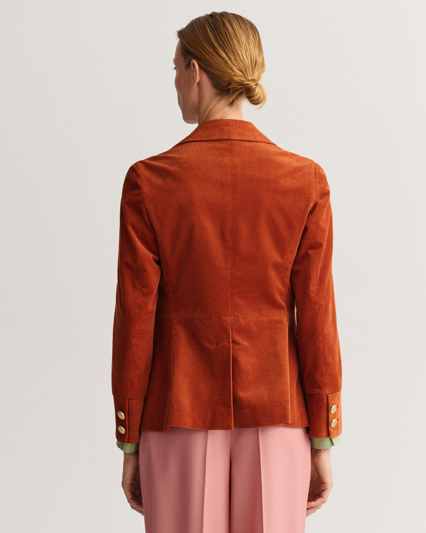 Slim Fit blazer van corduroy