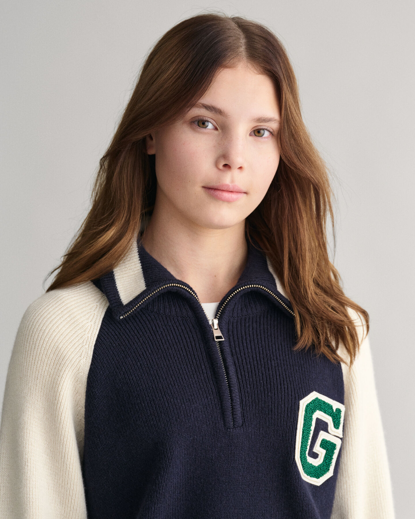 Teens gebreide GANT Varsity trui