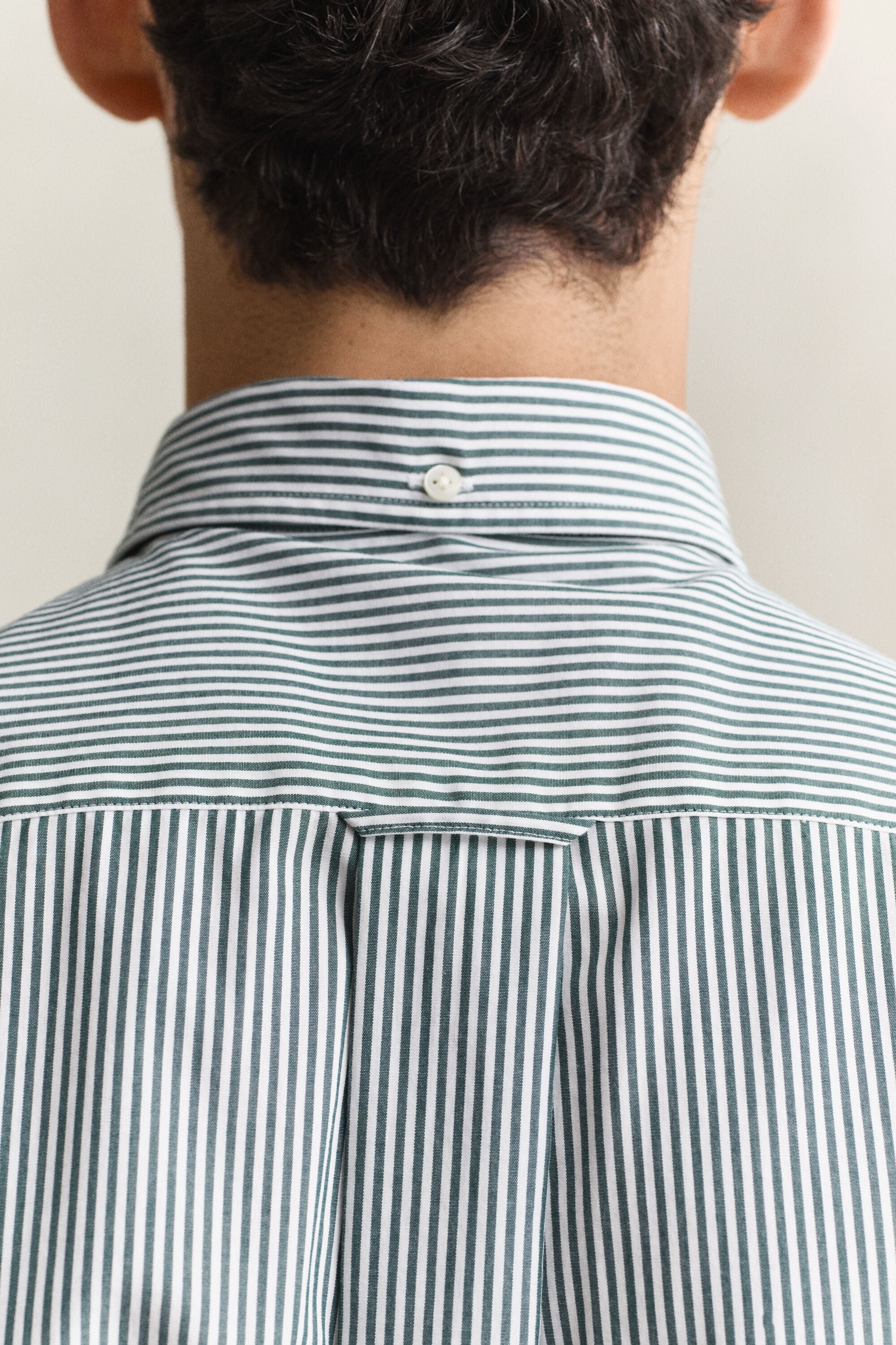 Classic Regular gestreept poplin overhemd
