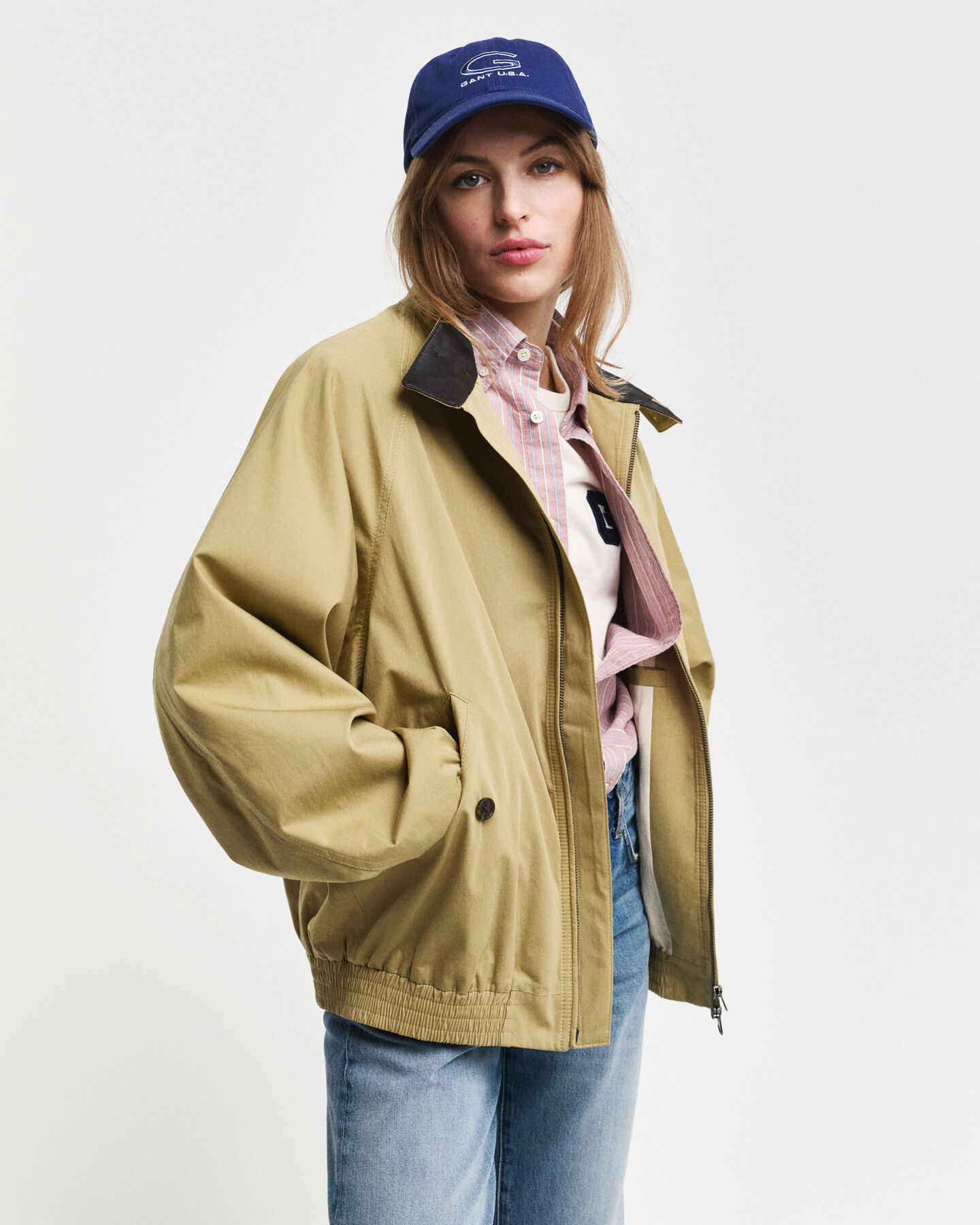 Katoenen Harrington jack