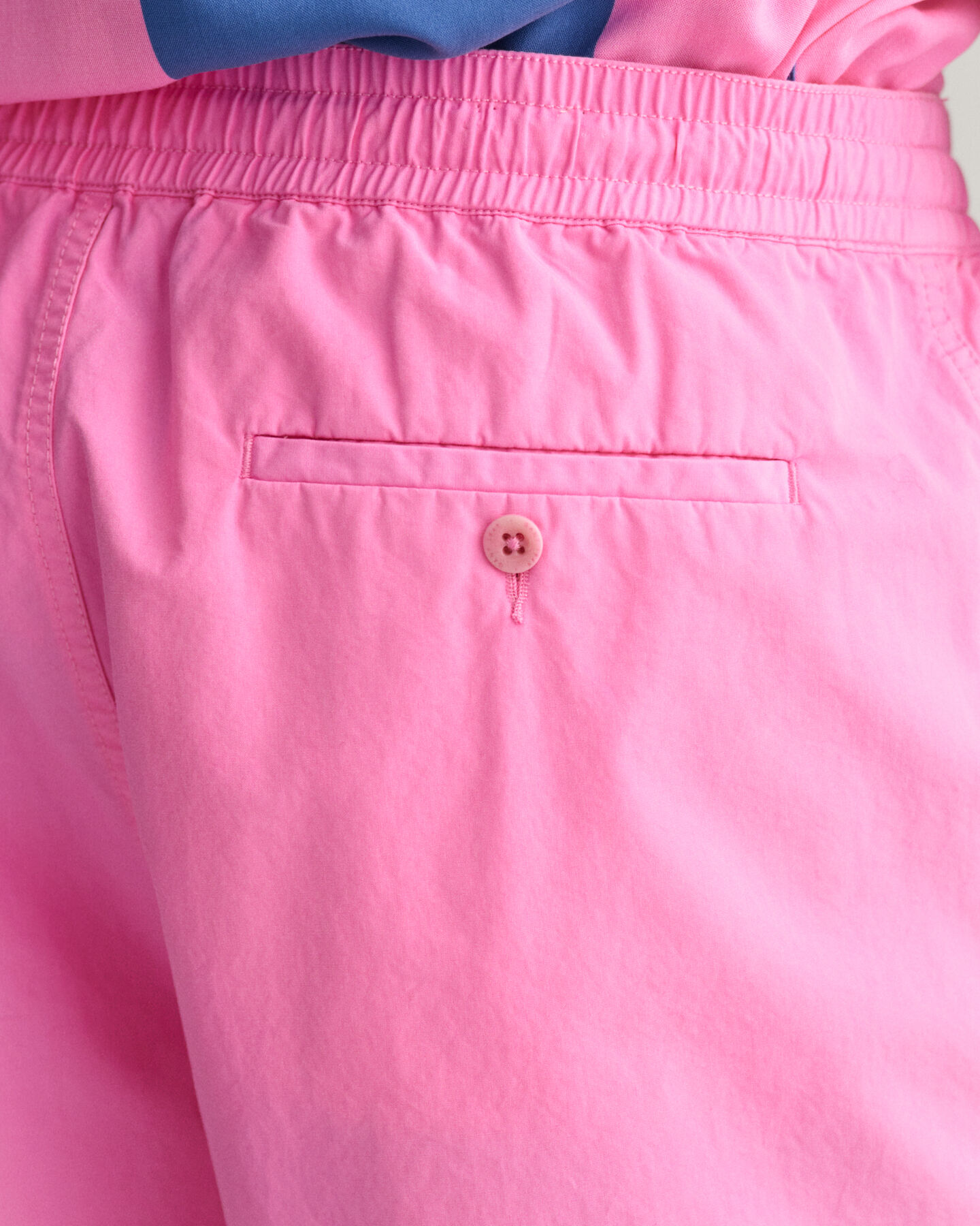 Katoenen short met trekkoord