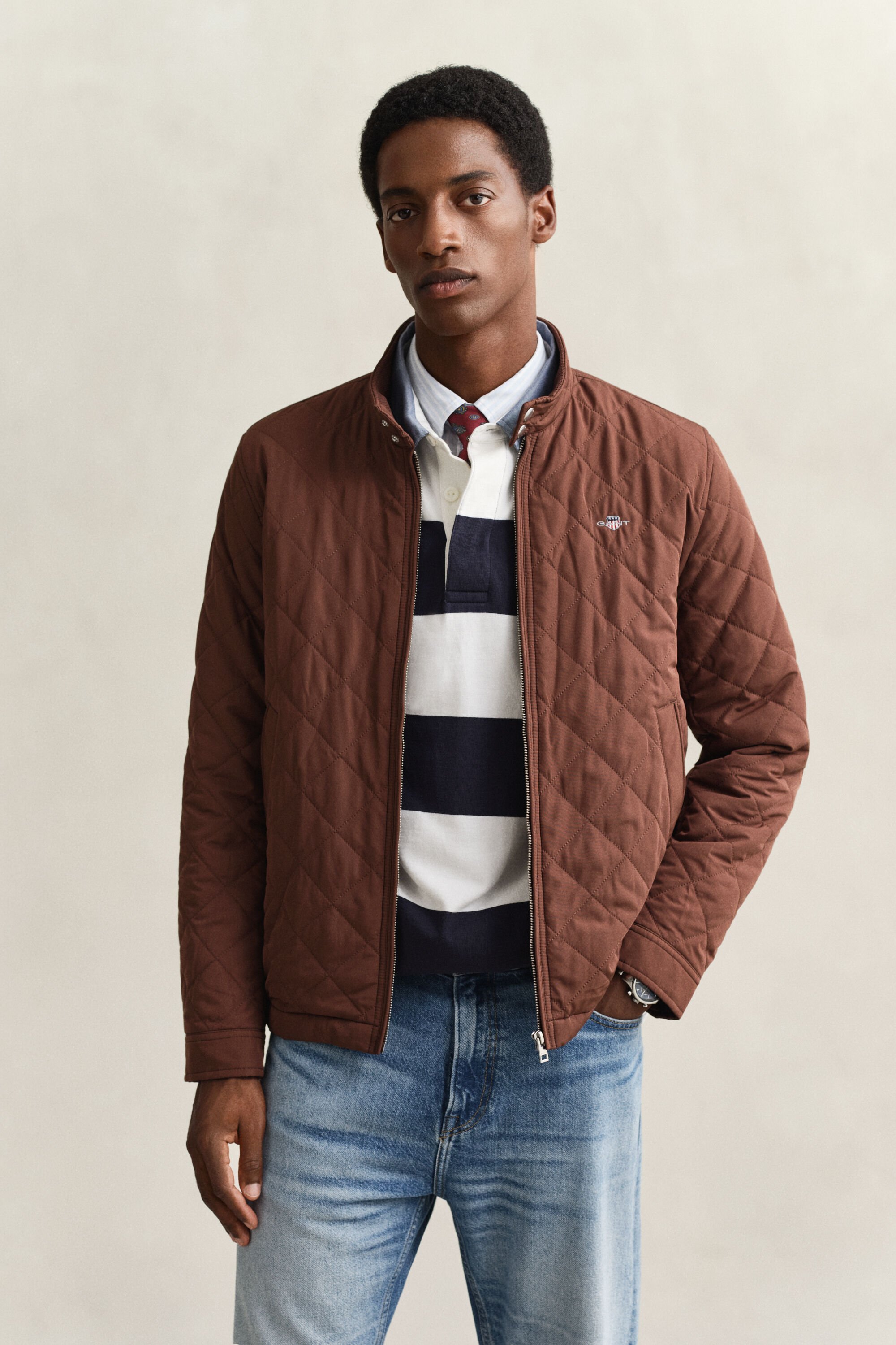 Gewatteerde Windcheater