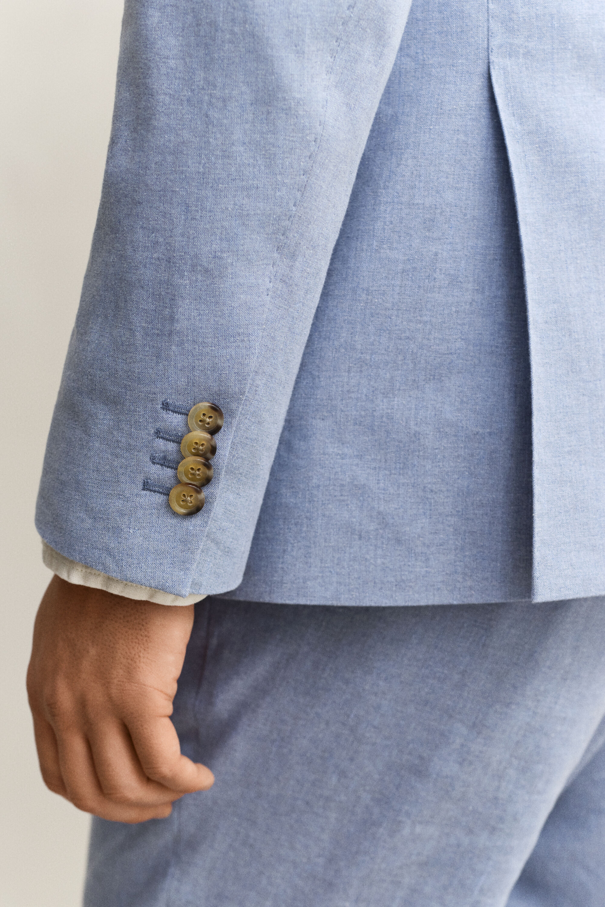 Kostuumjasje van linnenmix