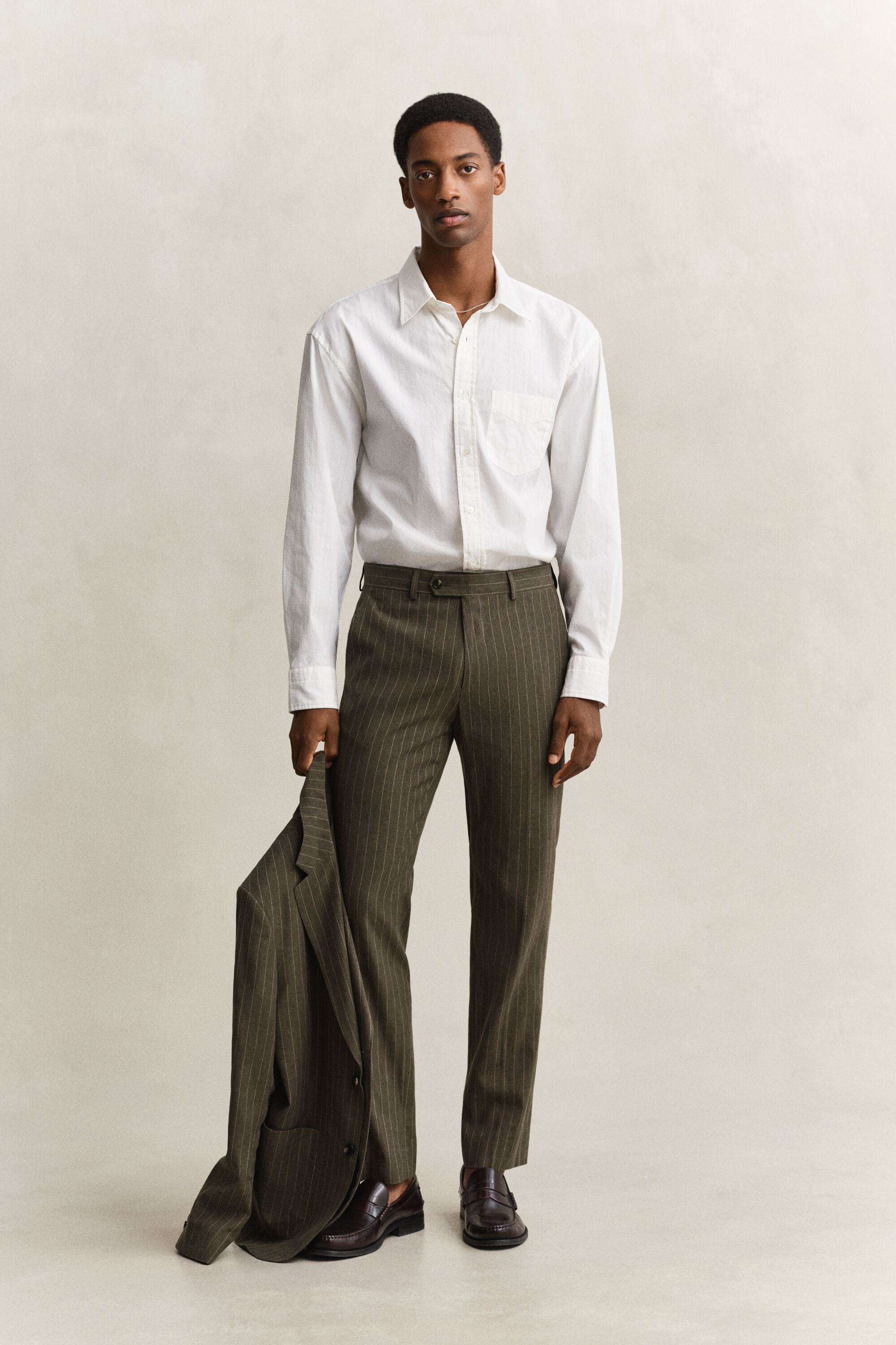 Relaxed Fit Dobby Striped overoverhemd