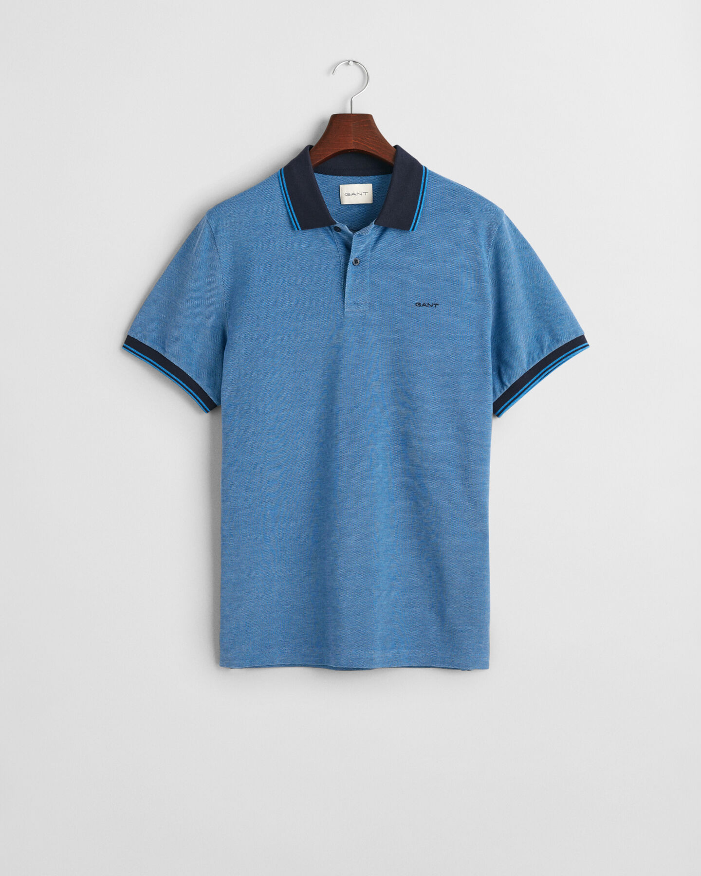 4-kleurig Oxford piqué poloshirt