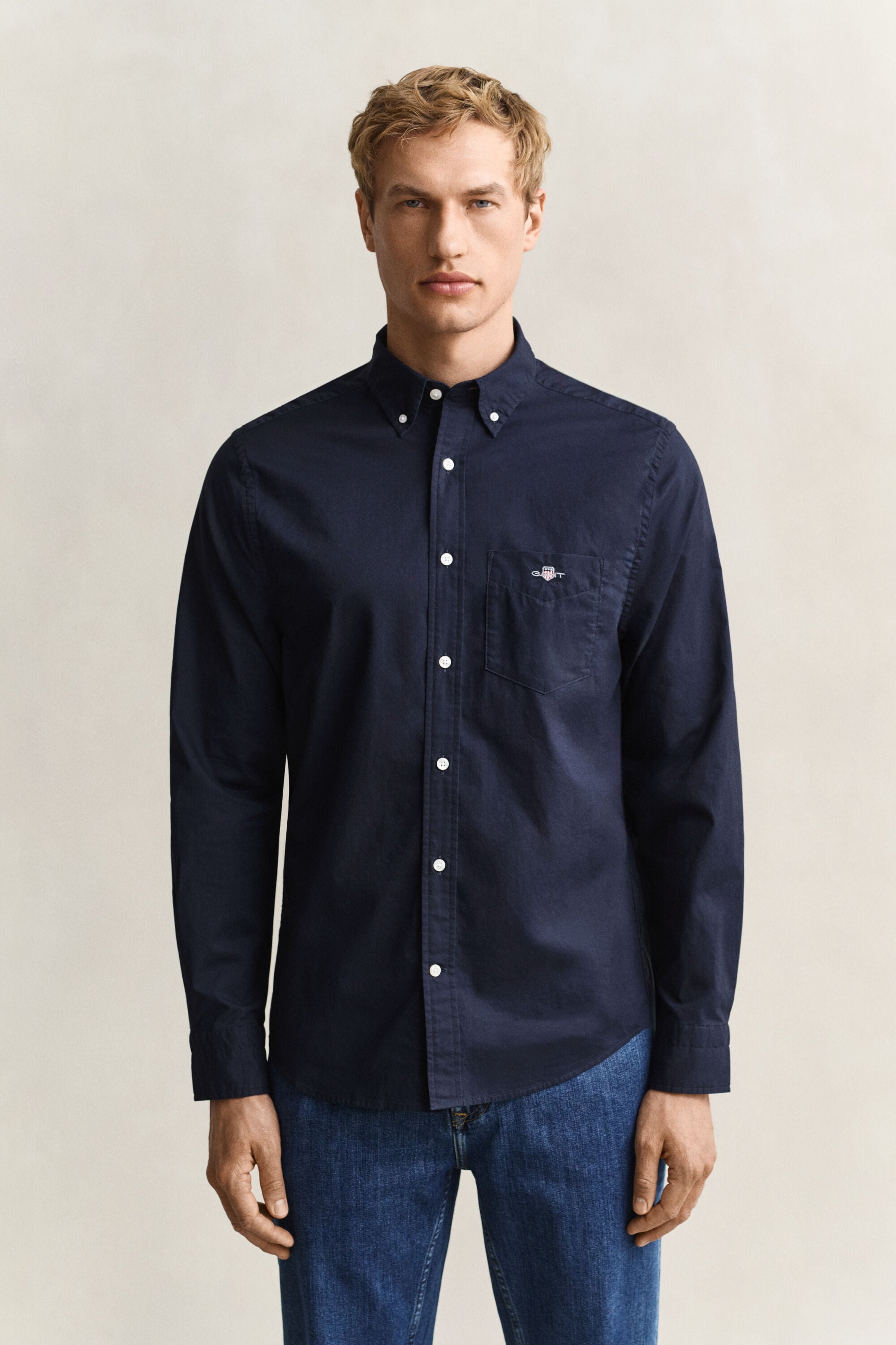 Classic Regular poplin overhemd